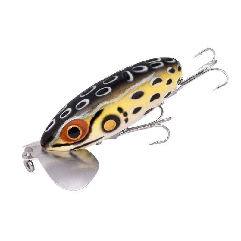 Arbogast Triple Threat Fishing Lure, Includes 1 Jitterbug Lure and 2 Hula Popper Lures, Freshwater Fishing Lures and Accessories., 2 Hula Popper, 1 Jitterbug - Image 3
